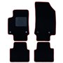 ALFOMBRA A MEDIDA CITROEN C3 AIRCROSS (2017-PRESENTE) 5PZ RIBETE ROJO