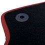 ALFOMBRA A MEDIDA CITROEN C3 AIRCROSS (2017-PRESENTE) 5PZ RIBETE ROJO