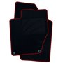 ALFOMBRA A MEDIDA CITROEN C4 (2010-2019) 5PZ RIBETE ROJO