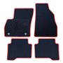 ALFOMBRA A MEDIDA CITROEN NEMO (2008-2019) 5PZ RIBETE ROJO