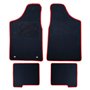 ALFOMBRA A MEDIDA CITROEN SAXO (1996-2003) 5PZ RIBETE ROJO