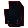 ALFOMBRA A MEDIDA DACIA SANDERO (2012-2016) 5PZ RIBETE ROJO