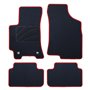 ALFOMBRA A MEDIDA DAEWOO LANOS (1997-2002) 5PZ RIBETE ROJO