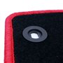 ALFOMBRA A MEDIDA OCC DESIGN FORD FOCUS II (2004-2011) 5 PZ ROJO