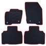 ALFOMBRA A MEDIDA FORD S MAX (2015-PRESENTE) 5PZ RIBETE ROJO