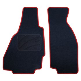 ALFOMBRA A MEDIDA FERRARI 328 (1985 - 1990) 2PZ RIBETE ROJO