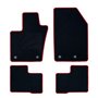 ALFOMBRA A MEDIDA FIAT 500X (2015-PRESENTE) 5PZ RIBETE ROJO