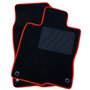 ALFOMBRA A MEDIDA HONDA CIVIC X (2017-PRESENTE) 5PZ RIBETE ROJO