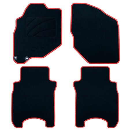 ALFOMBRA A MEDIDA OCC DESIGN HONDA JAZZ (2001-2008) 5 PZ ROJO