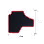 ALFOMBRA A MEDIDA JEEP CHEROKEE KK (2008-2013) 5PZ RIBETE ROJO