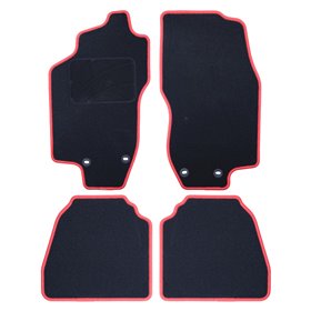 ALFOMBRA A MEDIDA LANCIA LYBRA (1999-2005) 5PZ C/P RIBETE ROJO