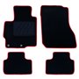 ALFOMBRA A MEDIDA MITSUBISHI ASX (2010-2016) 5PZ RIBETE ROJO