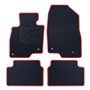 ALFOMBRA A MEDIDA MAZDA 6 WAGON (2017-PRESENTE) 5PZ RIBETE ROJO