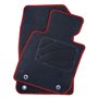 ALFOMBRA A MEDIDA MAZDA CX3 (2015-2018) 5PZ RIBETE ROJO