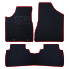 ALFOMBRA A MEDIDA NISSAN MURANO (2005-2008) 5 RIBETE ROJO