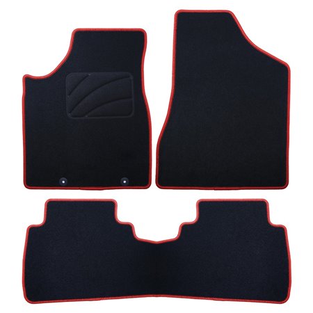 ALFOMBRA A MEDIDA NISSAN MURANO (2005-2008) 5 RIBETE ROJO