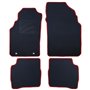ALFOMBRA A MEDIDA NISSAN PRIMERA (1996-2002) 5 RIBETE ROJO
