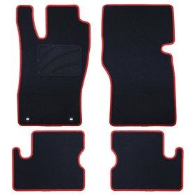 ALFOMBRA A MEDIDA OPEL ASTRA F (1991-1998) 5 RIBETE ROJO