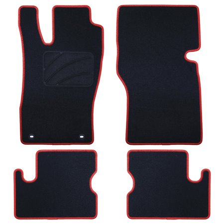 ALFOMBRA A MEDIDA OPEL ASTRA F (1991-1998) 5 RIBETE ROJO