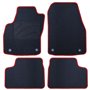 ALFOMBRA A MEDIDA OPEL ASTRA H TWINTOP CABRIO (2006-2011) 5 RIBETE ROJO