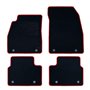 ALFOMBRA A MEDIDA OPEL INSIGNIA (2808-2817) 5PZ RIBETE ROJO