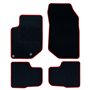 ALFOMBRA A MEDIDA PEUGEOT 2008 (2019-PRESENTE) 5PZ RIBETE ROJO