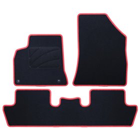 ALFOMBRA A MEDIDA PEUGEOT 5008 (2009-2017) CP RIBETE ROJO