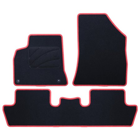 ALFOMBRA A MEDIDA PEUGEOT 5008 (2009-2017) CP RIBETE ROJO