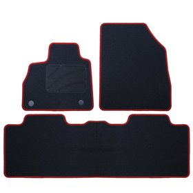 ALFOMBRA A MEDIDA RENAULT ESPACE V (2015-PRESENTE) CP RIBETE ROJO