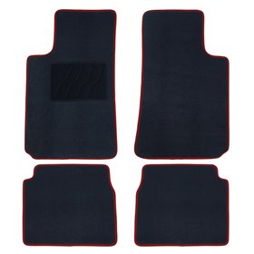 ALFOMBRA A MEDIDA RENAULT MEGANE I 5 PUERTAS (1996-2002) 5PZ RIBETE ROJO