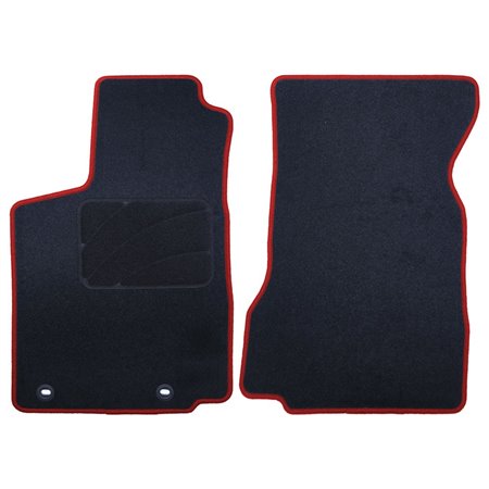 ALFOMBRA A MEDIDA SEAT INCA (1993-2003) DELANTERAS RIBETE ROJO