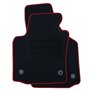 ALFOMBRA A MEDIDA SEAT LEON MK1 (1999-2006) 5PZ RIBETE ROJO