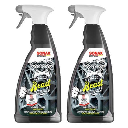 PACK X2 SONAX BESTIA LIMPIADOR DE LLANTAS