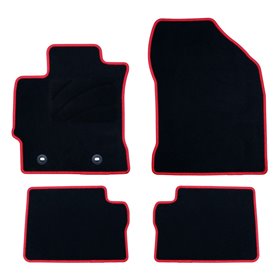 ALFOMBRA A MEDIDA OCC DESIGN TOYOTA AURIS (2013-PRESENTE) 5 PZ ROJO