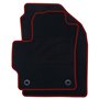 ALFOMBRA A MEDIDA TOYOTA COROLLA HYBRID SEDAN-SPORTS TOURER (2019-PRESENTE) 5PZ RIBETE ROJO