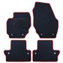 ALFOMBRA A MEDIDA VOLVO S60 (2010-2019) 5PZ RIBETE ROJO