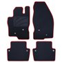 ALFOMBRA A MEDIDA VOLVO S80 (1998-2006) 5PZ RIBETE ROJO