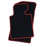 ALFOMBRA A MEDIDA VOLKSWAGEN BORA (1998-2005) 5PZ RIBETE ROJO