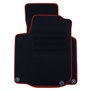 ALFOMBRA A MEDIDA VOLKSWAGEN GOLF I (1974-1983) 5PZ RIBETE ROJO