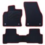 ALFOMBRA A MEDIDA VOLKSWAGEN TOURAN (2015-PRESENTE) CP RIBETE ROJO