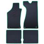 ALFOMBRA A MEDIDA AUDI 80 SEDAN (1986-1996) 5PZ RIBETE VERDE