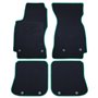 ALFOMBRA A MEDIDA AUDI A4 B5 (1995-2001) 5PZ RIBETE VERDE