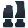ALFOMBRA A MEDIDA AUDI A4 B9 (2015-PRESENTE) 5PZ RIBETE VERDE