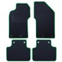 ALFOMBRA A MEDIDA ALFA ROMEO 147 (2000-2010) 5PZ RIBETE VERDE