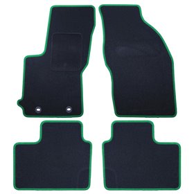 ALFOMBRA A MEDIDA ALFA ROMEO 156 (1997-2005) 5PZ RIBETE VERDE