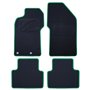 ALFOMBRA A MEDIDA ALFA ROMEO GT (2003-2010) 5PZ RIBETE VERDE