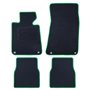 ALFOMBRA A MEDIDA BMW E30 SERIE 3 (1983-1994) 5PZ RIBETE VERDE