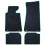 ALFOMBRA A MEDIDA BMW E34 SERIE 5 (1988-1996) 5PZ RIBETE VERDE