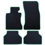 ALFOMBRA A MEDIDA BMW E60 SERIE 5 (2003-2010) 5PZ RIBETE VERDE