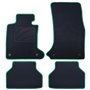 ALFOMBRA A MEDIDA BMW E61 SERIE 5 TOURING (2004-2010) 5PZ RIBETE VERDE
